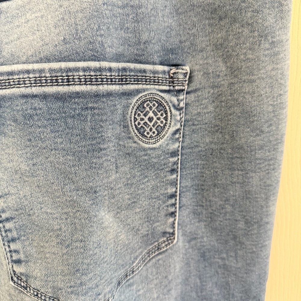 Laurie Felt 2X Knit Clean Jean Jogger Stretch Denim Elastic Hem - Picture 9 of 9